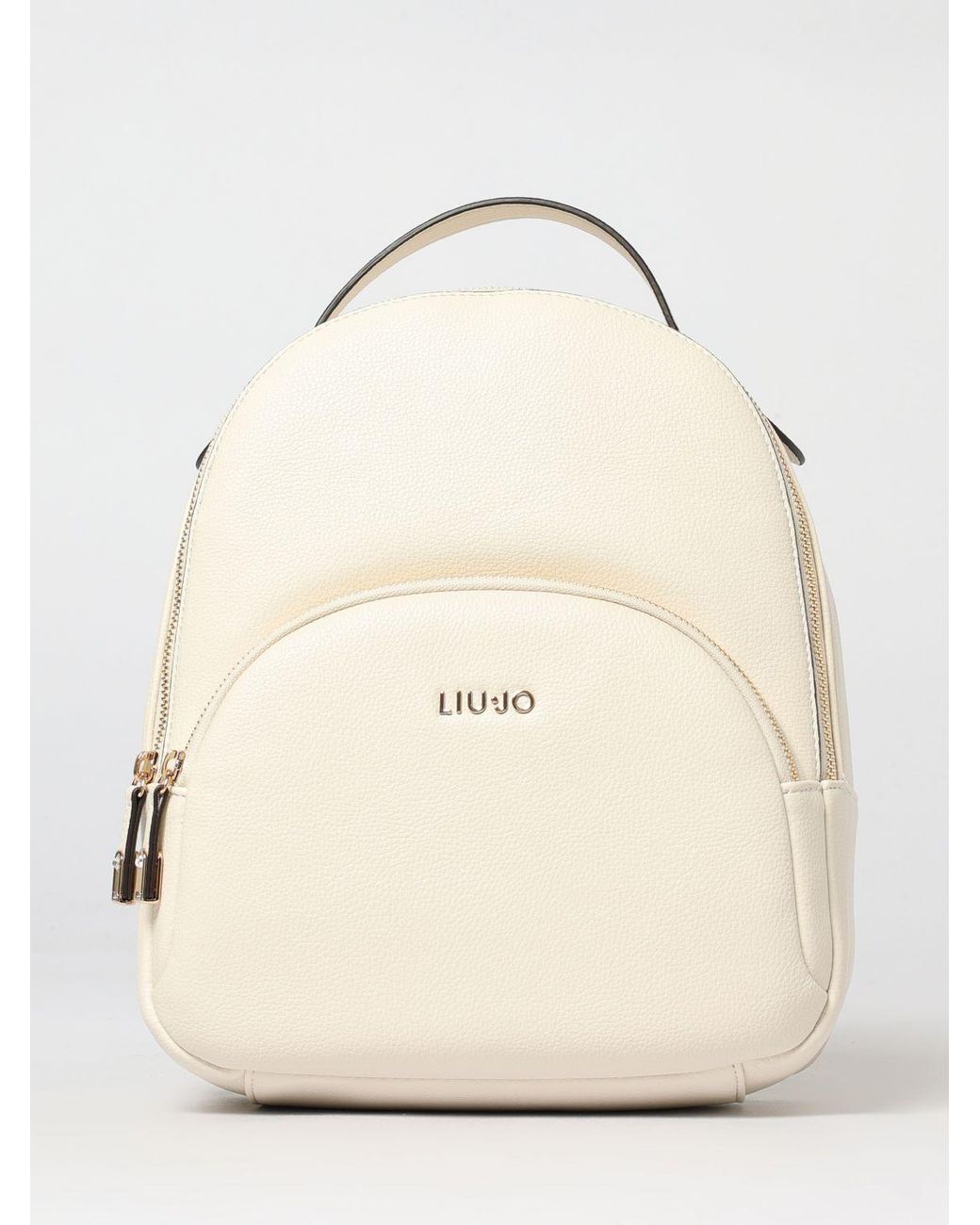 Liu Jo Natural Grained Synthetic Leather Backpack