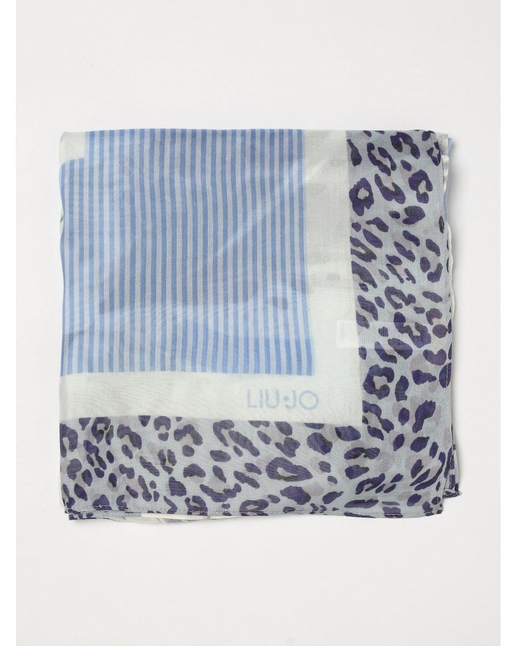 Liu Jo Blue Printed Scarf