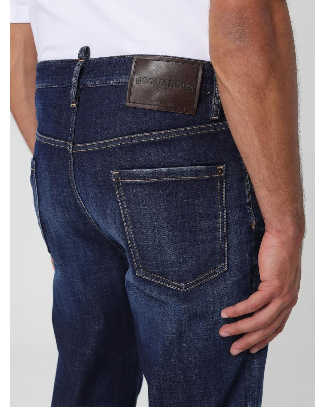DSquared² Blue Trousers With Functional Pockets For Casual Wear for men