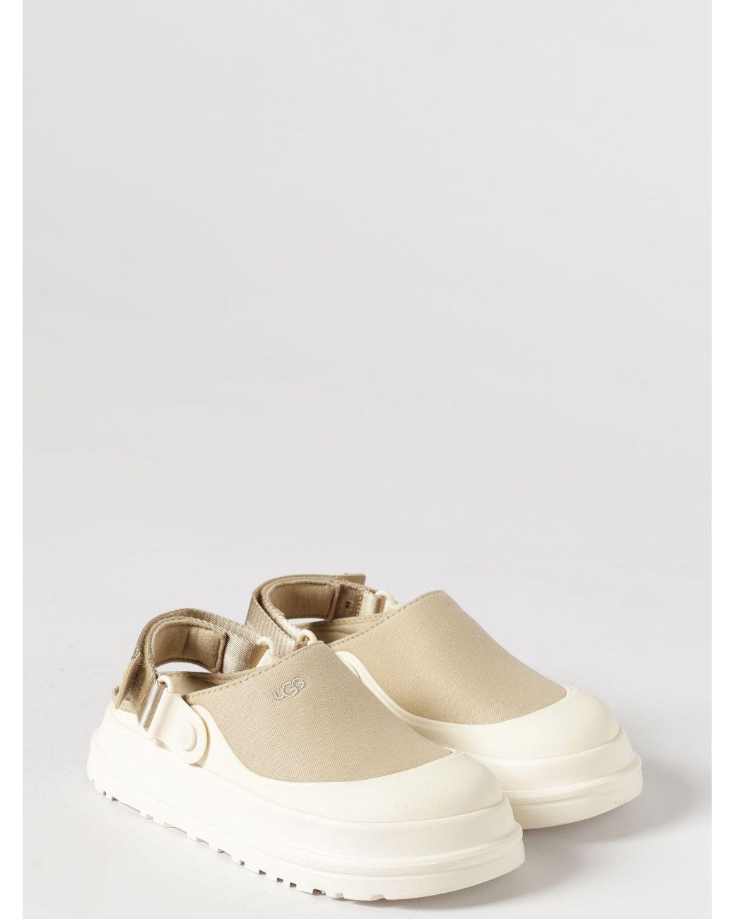 Ugg Natural Goldenglow Canvas Clogs