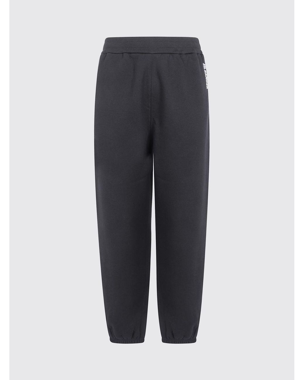 Jil Sander Blue Pure Cotton Jogging Trousers With Elasticated Cuffs for men