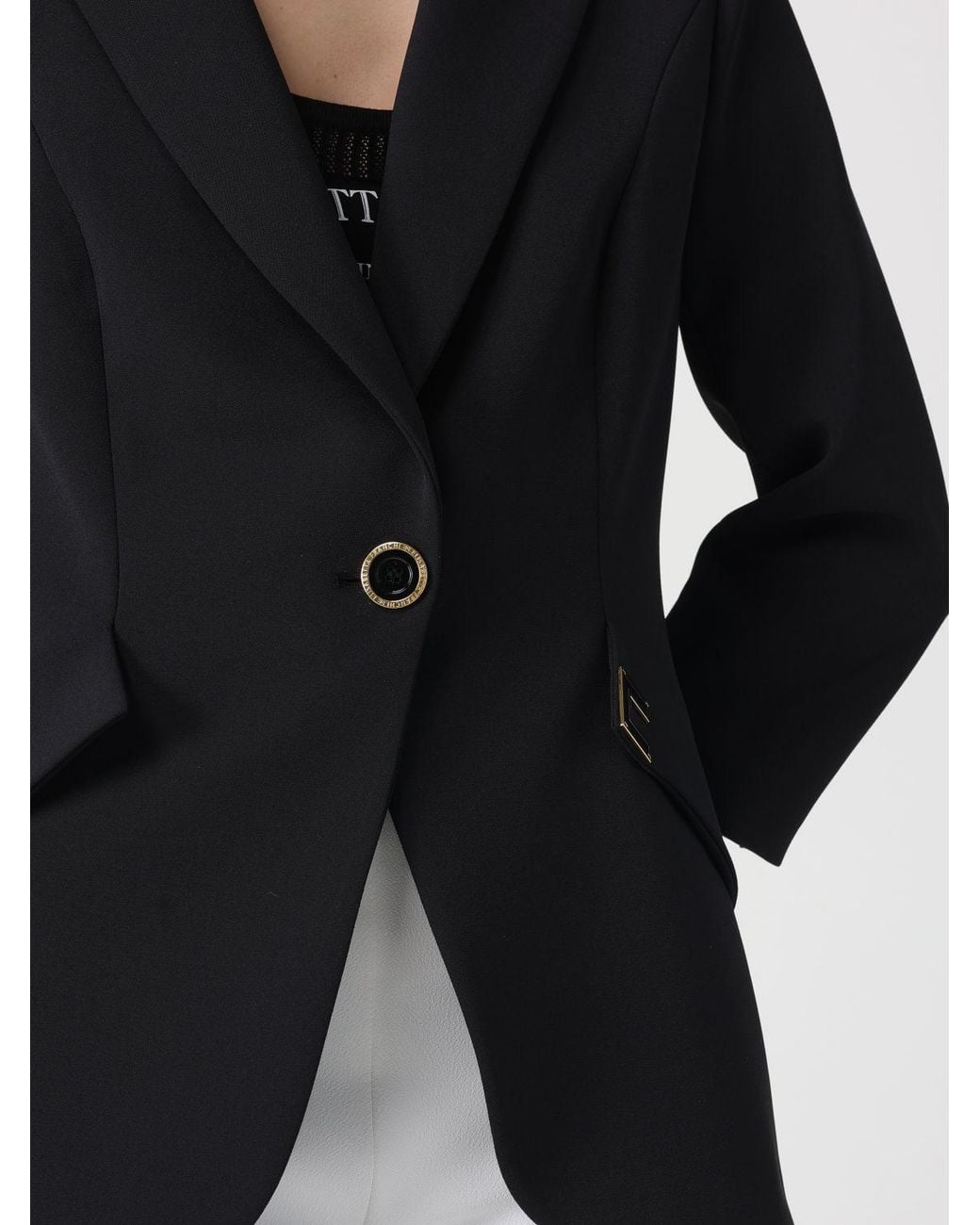 Elisabetta Franchi Blue Blazer