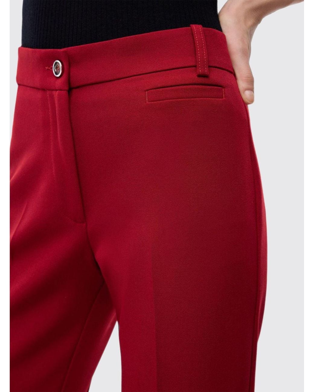 Pinko Protea High-Waisted Tailored Skinny Trousers