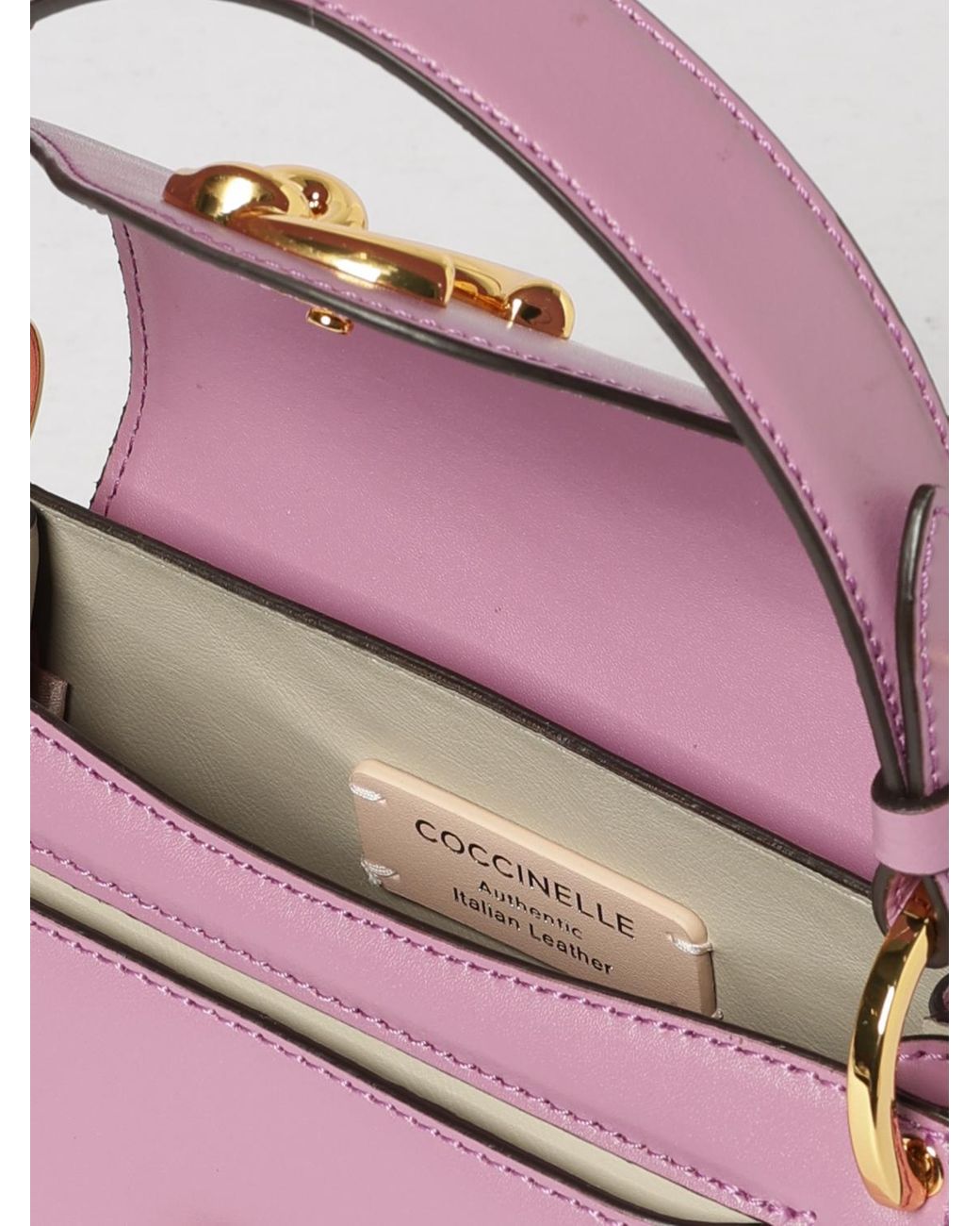 Coccinelle Pink C-Me Mini Leather Bag