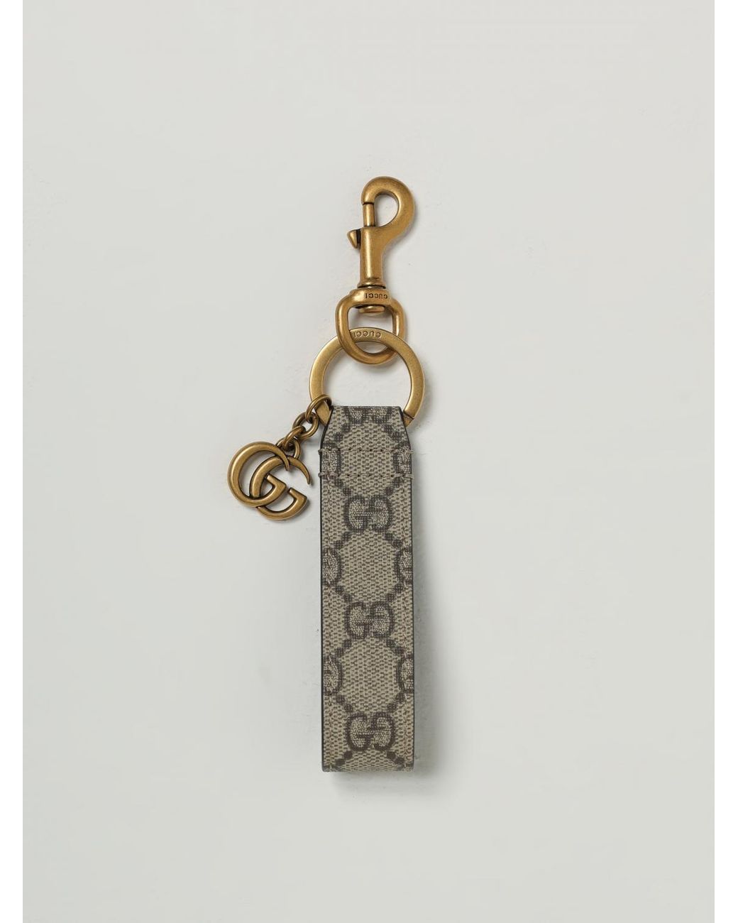 Gucci Brown Ophidia Keychain for men