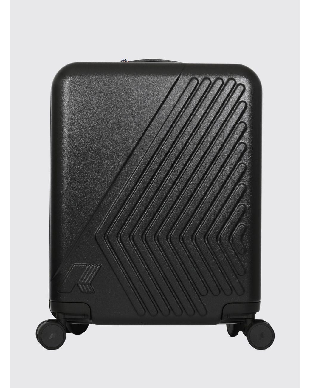 K-Way Black Eudoxie Hardshell Cabin Trolley for men