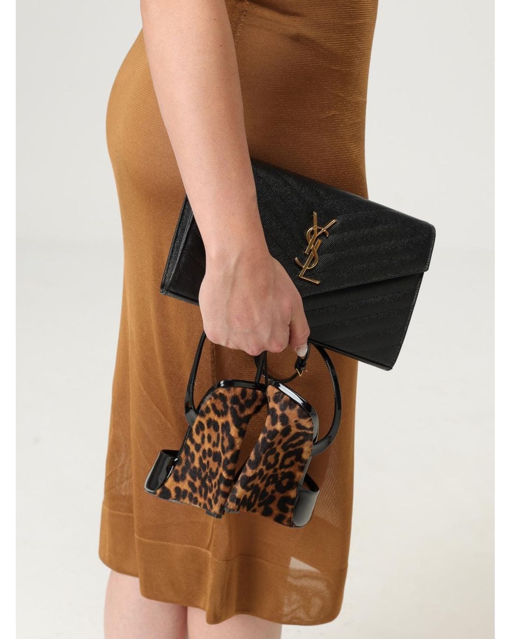 Saint Laurent Black Cassandre Bag