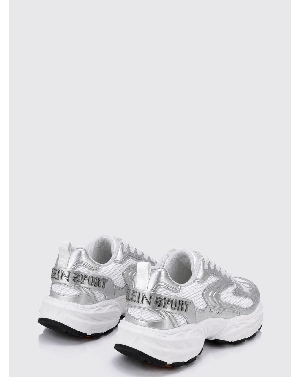 Philipp Plein White Runner Pulse X Metallic for men