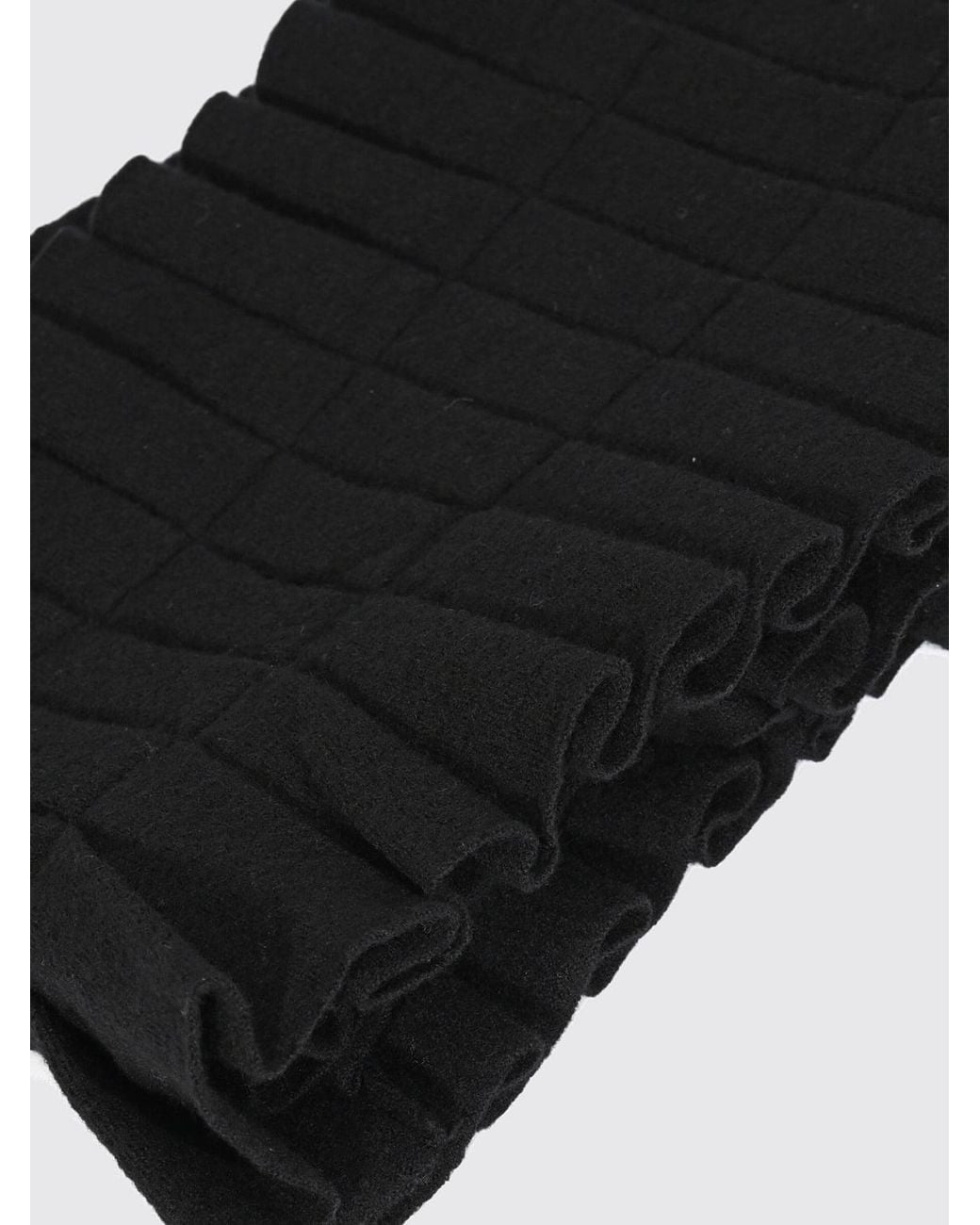 Liviana Conti Black Contemporary Rectangular Scarf