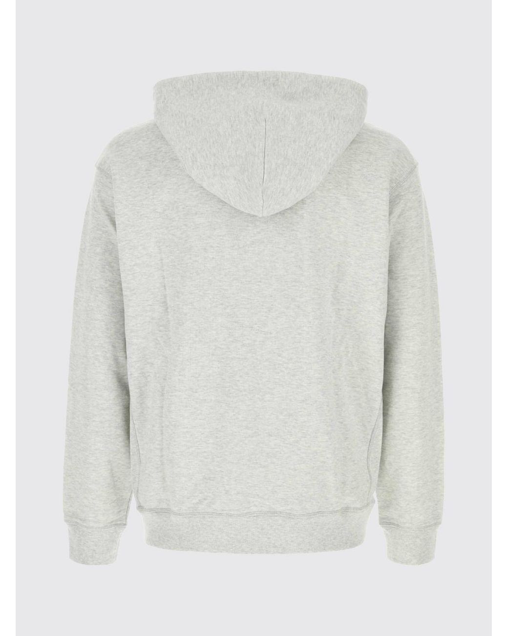 New Balance Gray Athletics French Terry Hoodie for men