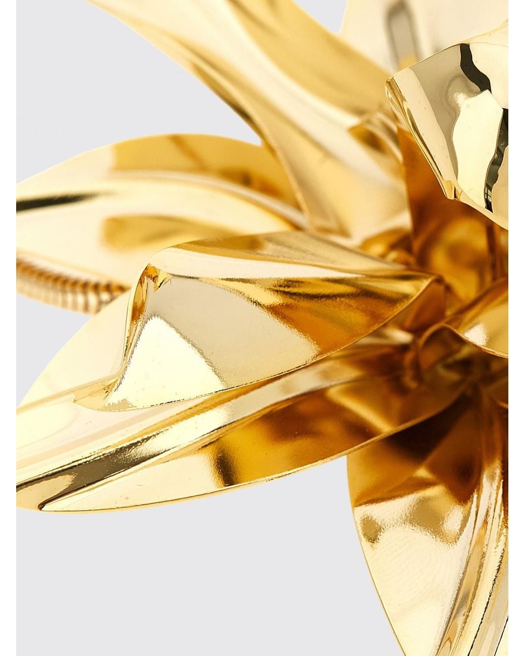 Rabanne White Brass Necklace With Pendant