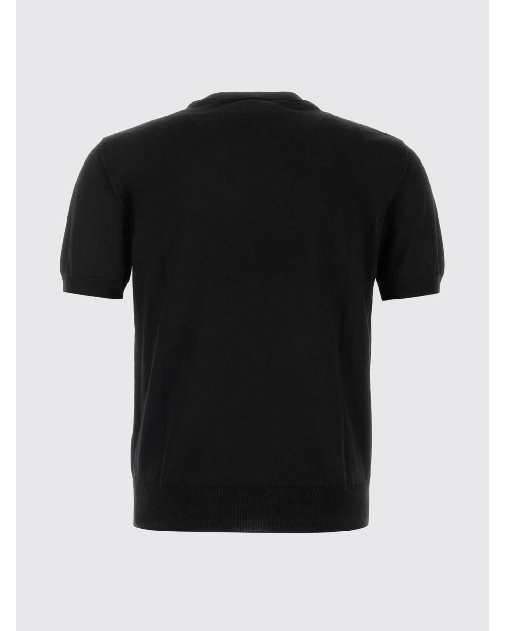 Valentino Garavani Black Pure Virgin Wool Crewneck Sweater for men