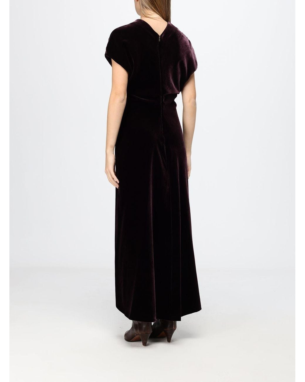 Agnona Black Long Sheath Dress