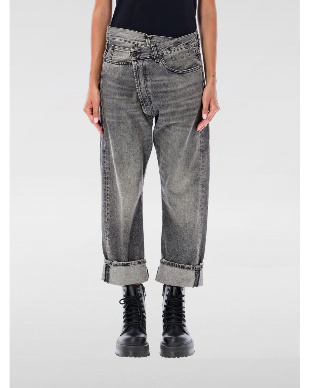 R13 Gray Denim Jeans
