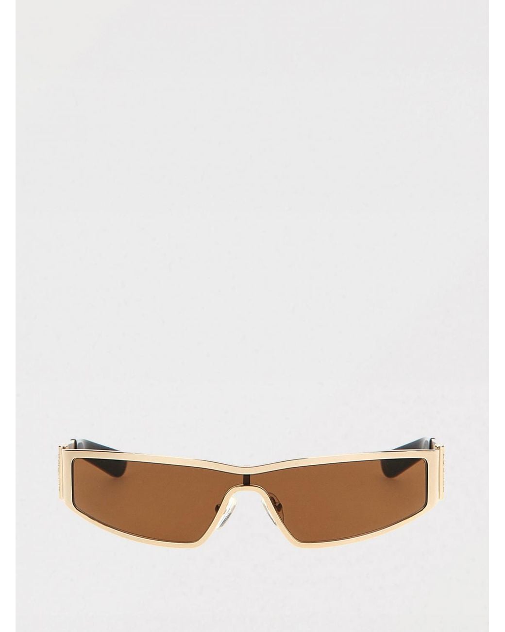 McQueen Multicolor Shield Sunglasses Metal Frame