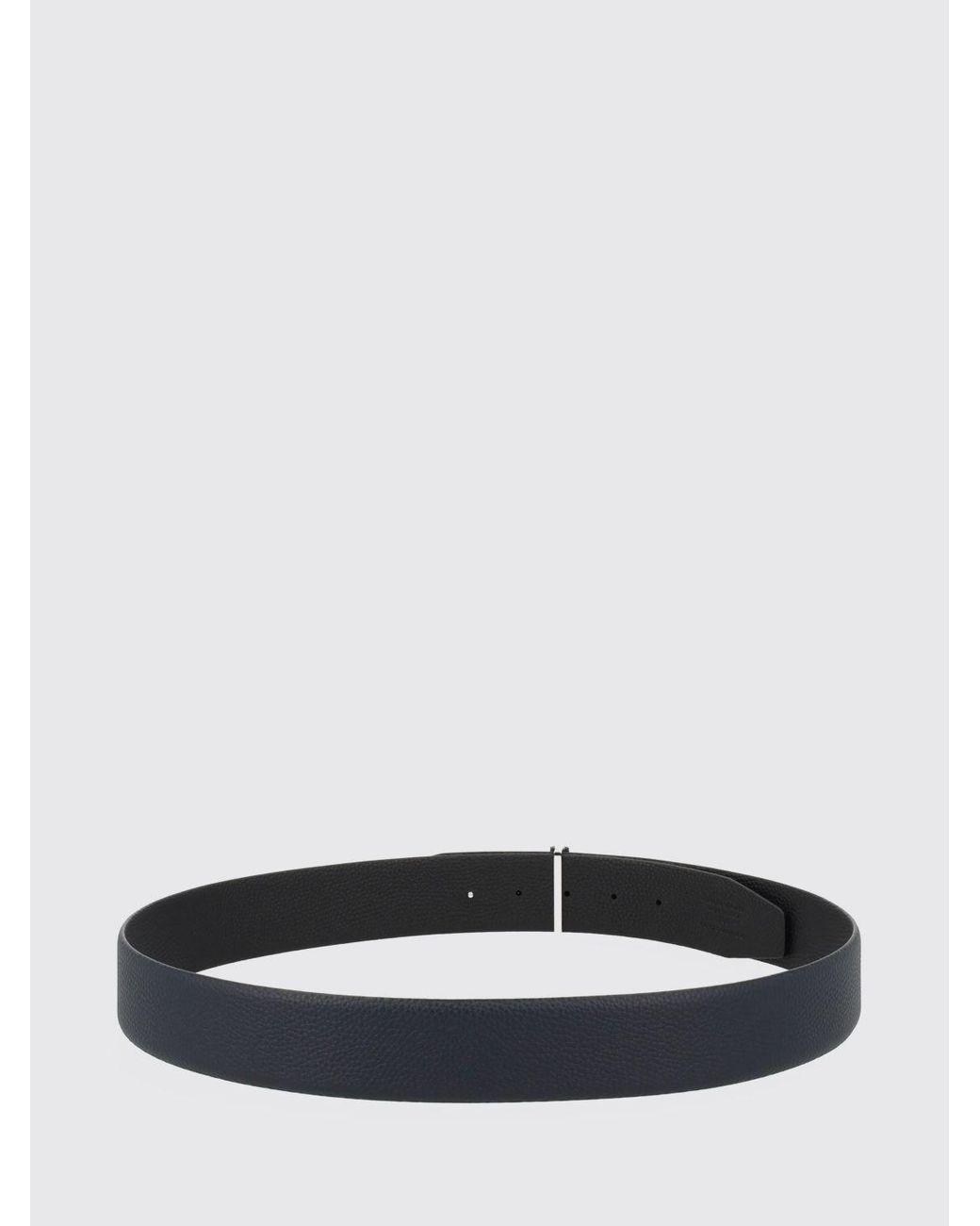 Tom Ford White T-Grain Calfskin Leather Belt for men