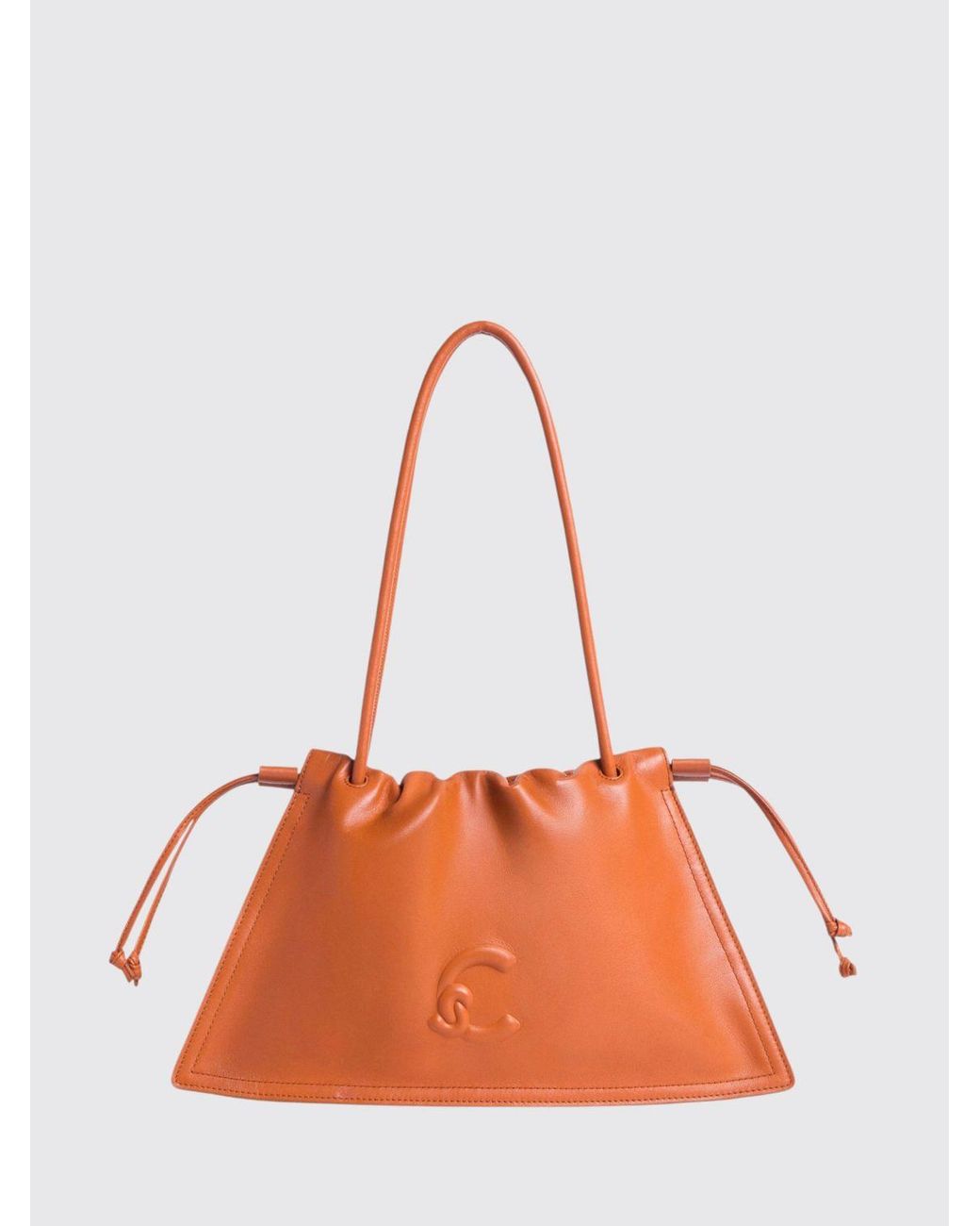 Coccinelle Orange Dulse Leather Bag