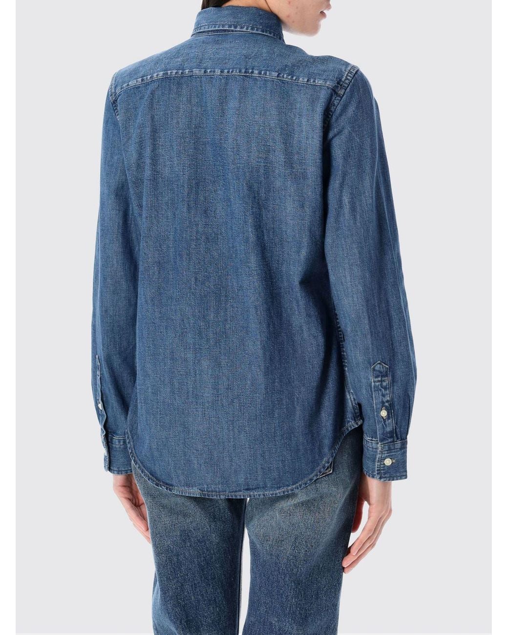 Polo Ralph Lauren Blue Cotton Denim Shirt