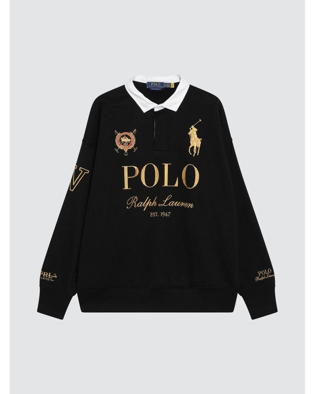 Polo Ralph Lauren Black Polo Shirt for men