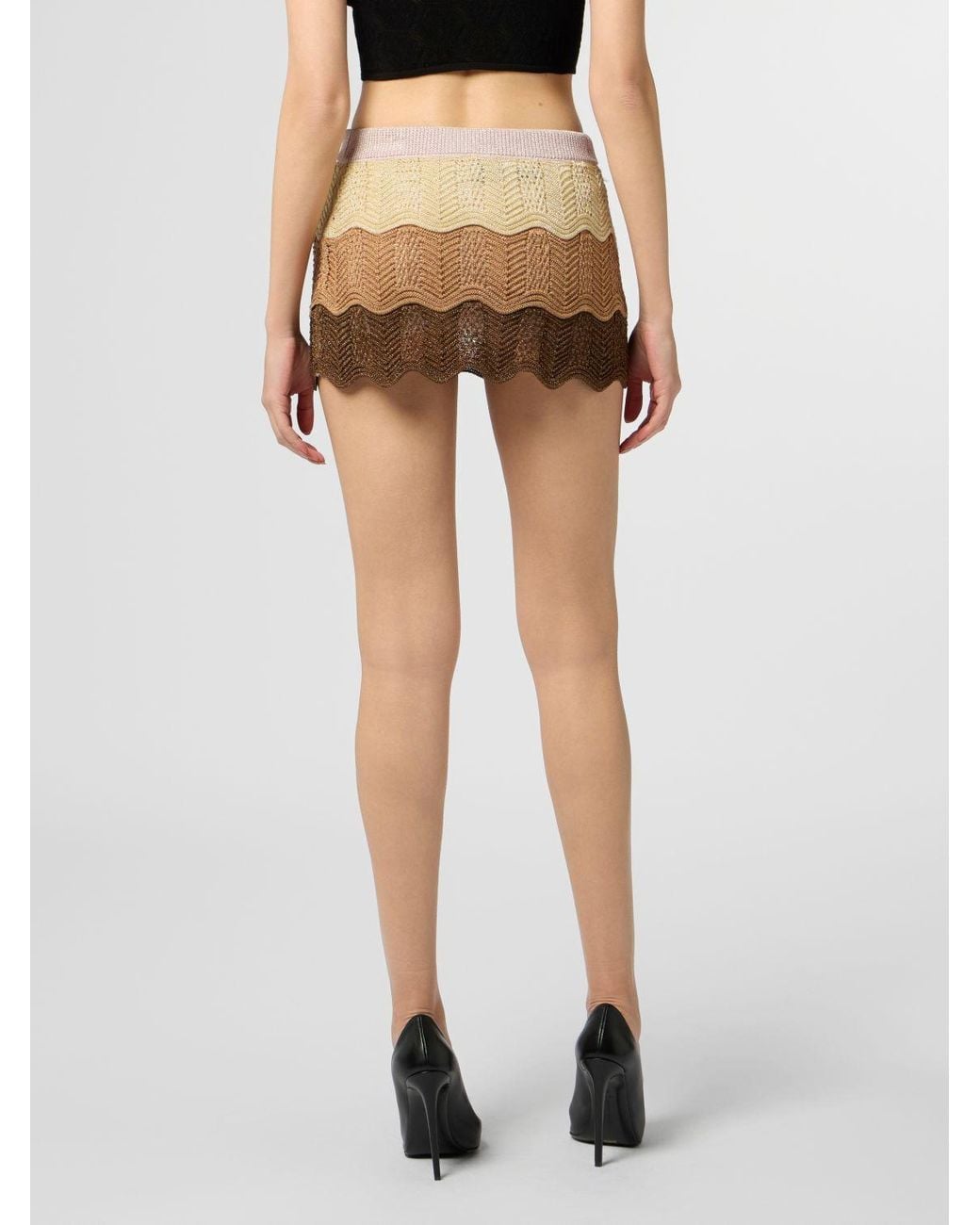 Philipp Plein Natural Skirt