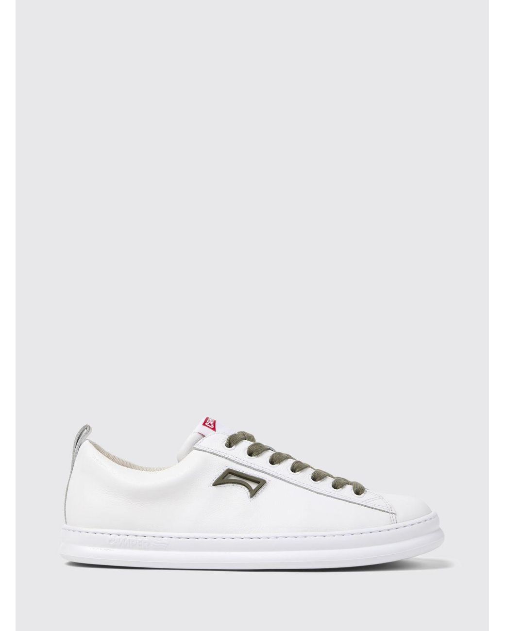 Camper White Logo Patch Sneakers for men