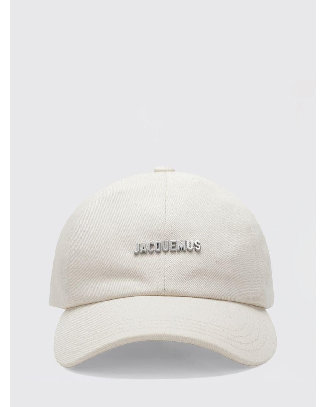 Jacquemus White Gadjo Baumwolltwill-Hut