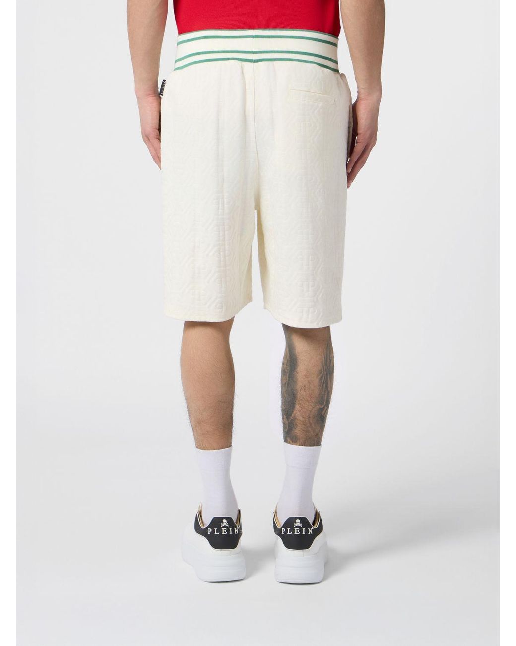 Philipp Plein White Shorts for men