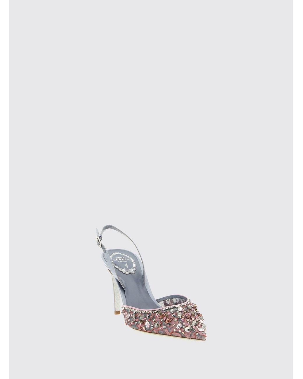 Rene Caovilla White Pump