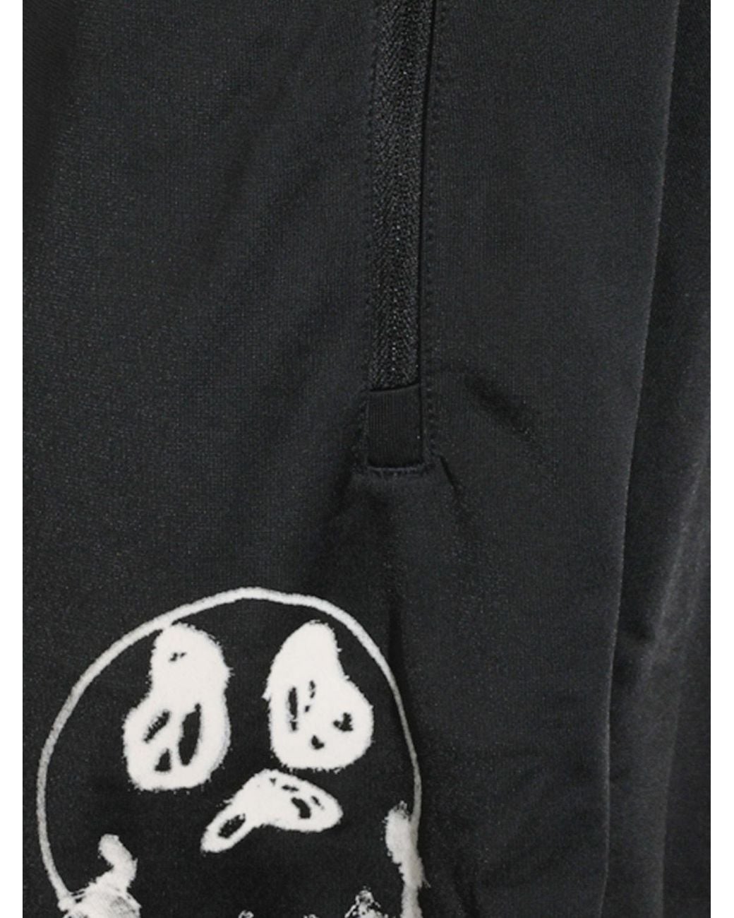 Y-3 Black Slim Fit Recycled Polyester Crêpe Drawstring Track Trousers for men