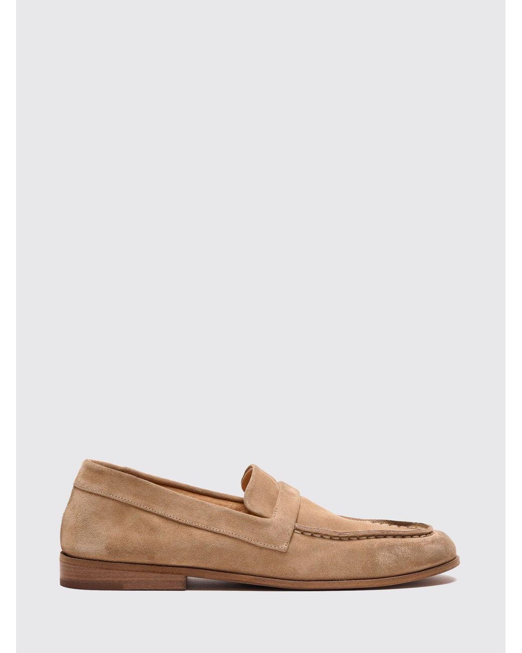 Marsèll White Mobasso Suede Loafers for men