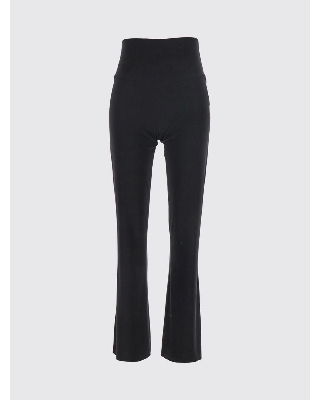 Norma Kamali Black High-Waisted Skinny Leggings