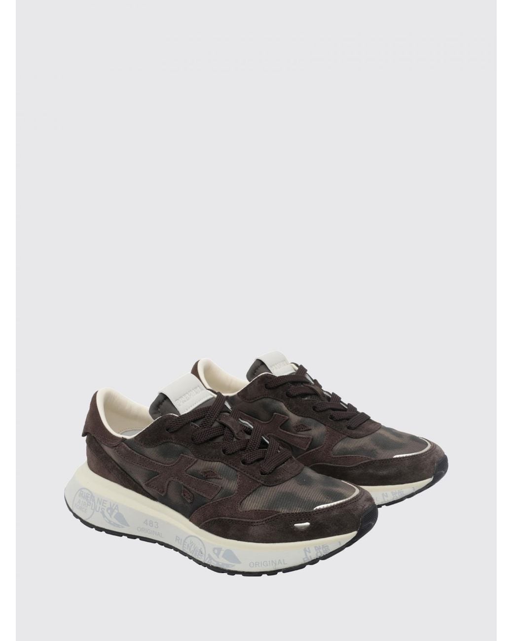 Premiata White Lauryn Low-Top Sneakers