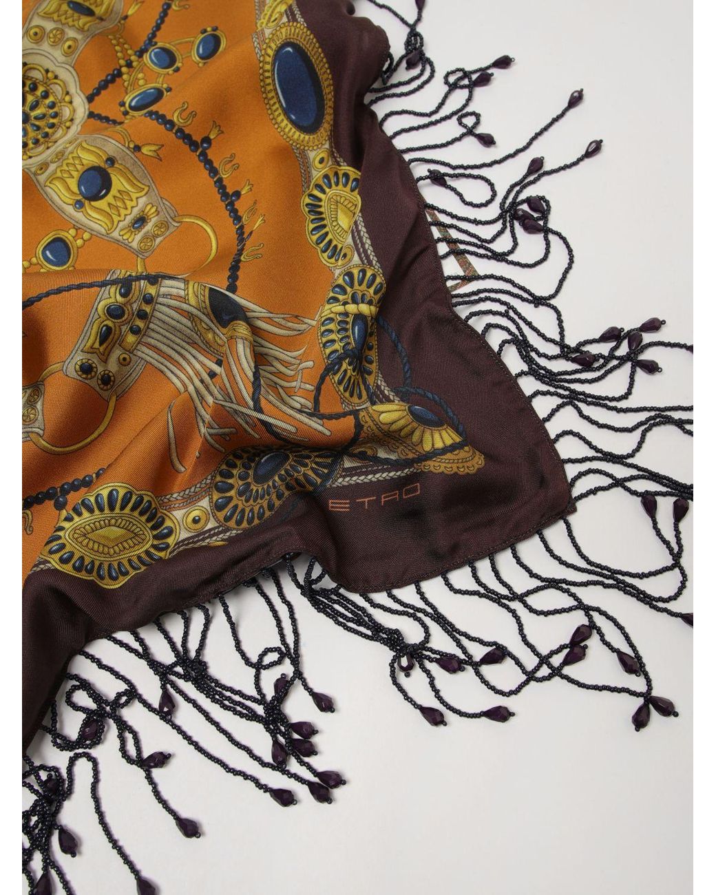 Etro Multicolor Square Scarf