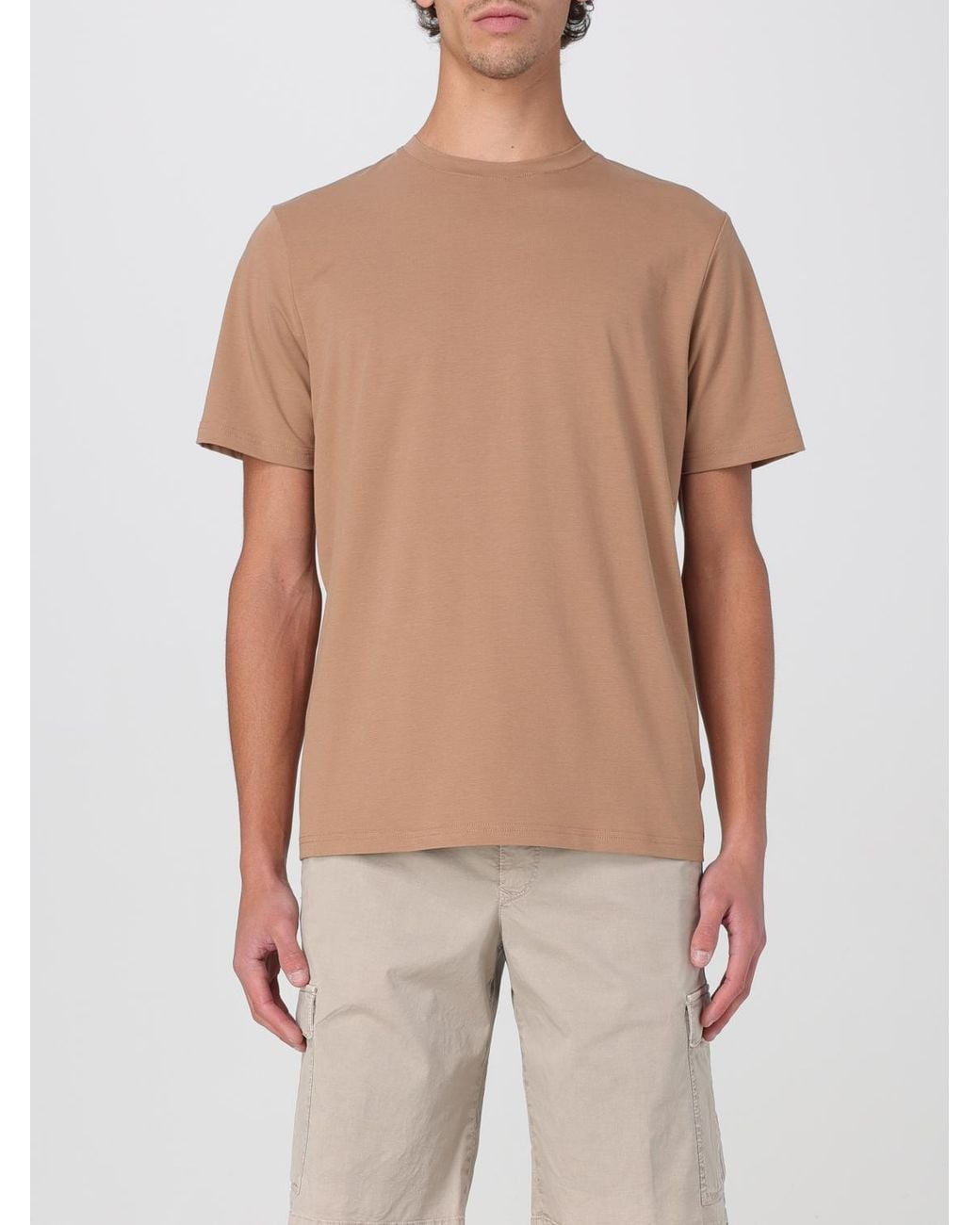 Peuterey Natural Basic Cotton Blend T-Shirt for men