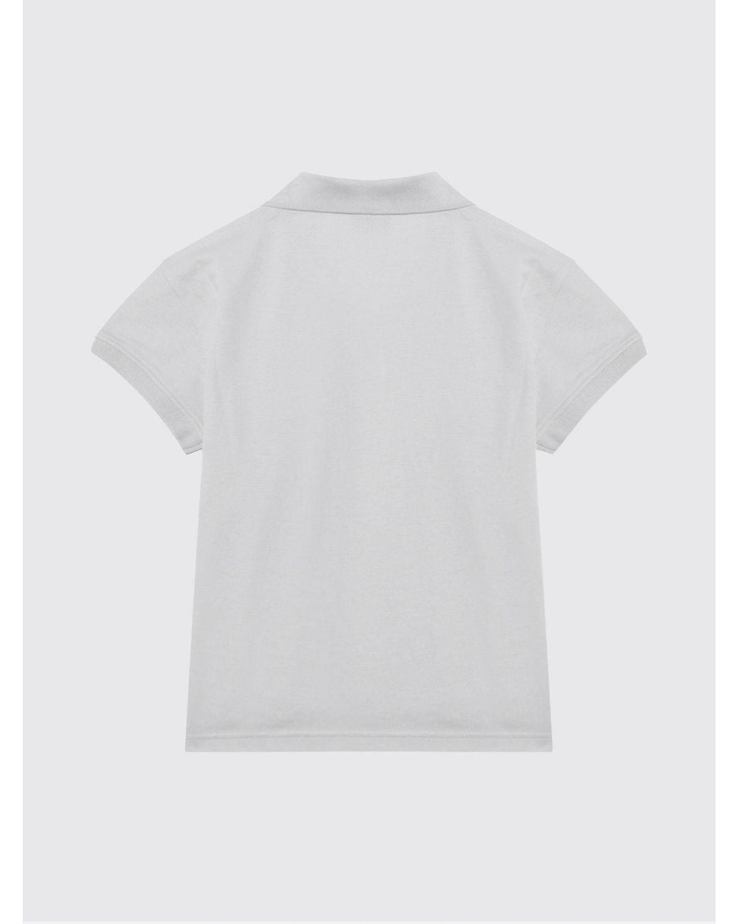 Balenciaga White Cotton Polo Shirt With Logo