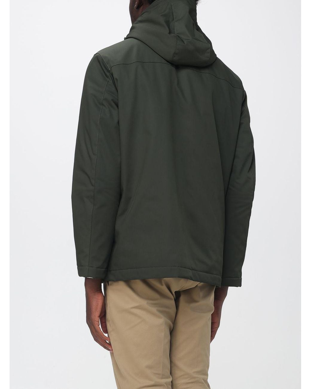 Fay Gray Waterproof Parka With Padded Hood And Iconic Toggles for men