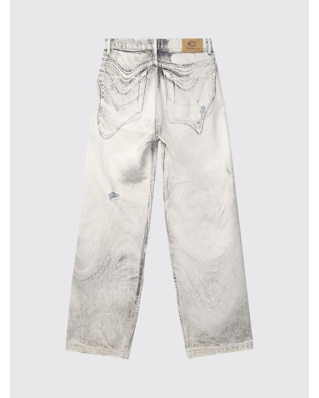 Camper Gray Straight Jeans for men