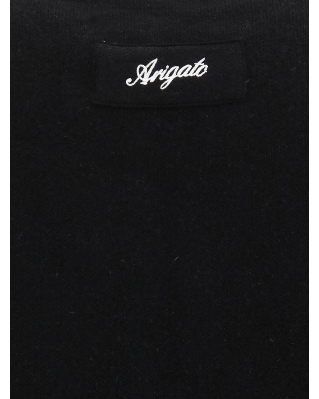 Axel Arigato Blue Merino Wool Zip-Up Roll-Neck Cardigan for men