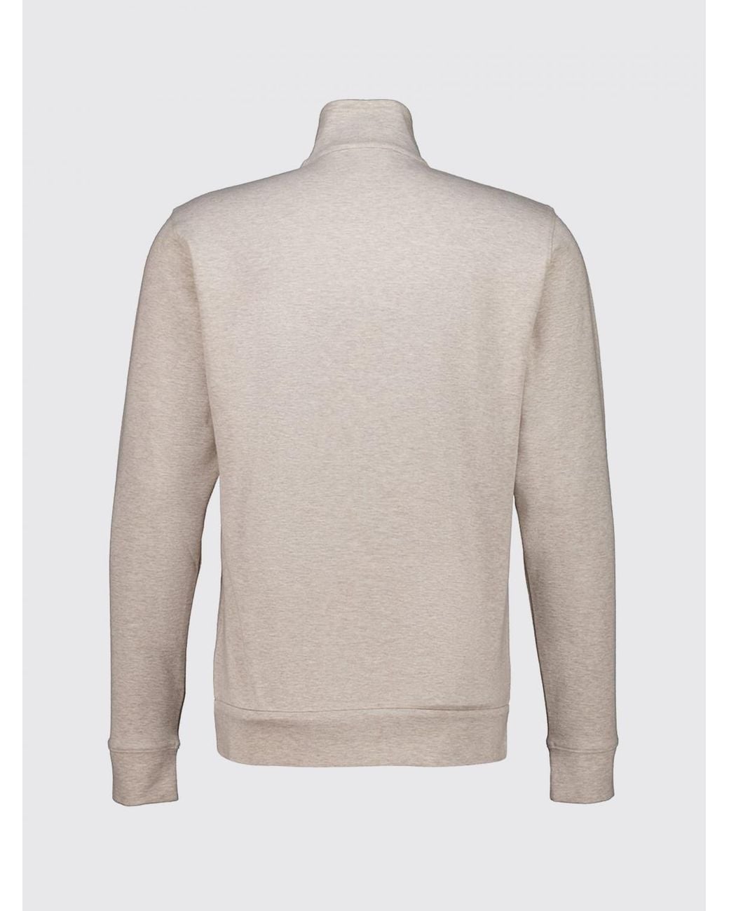 Orlebar Brown Gray Half-Zip Cashmere Blend Turtleneck Sweater for men
