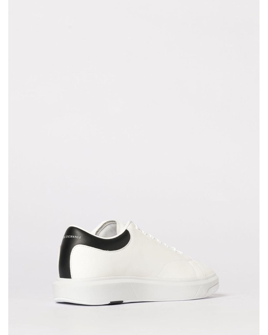 ARMANI EXCHANGE Natural Leather Sneakers for men