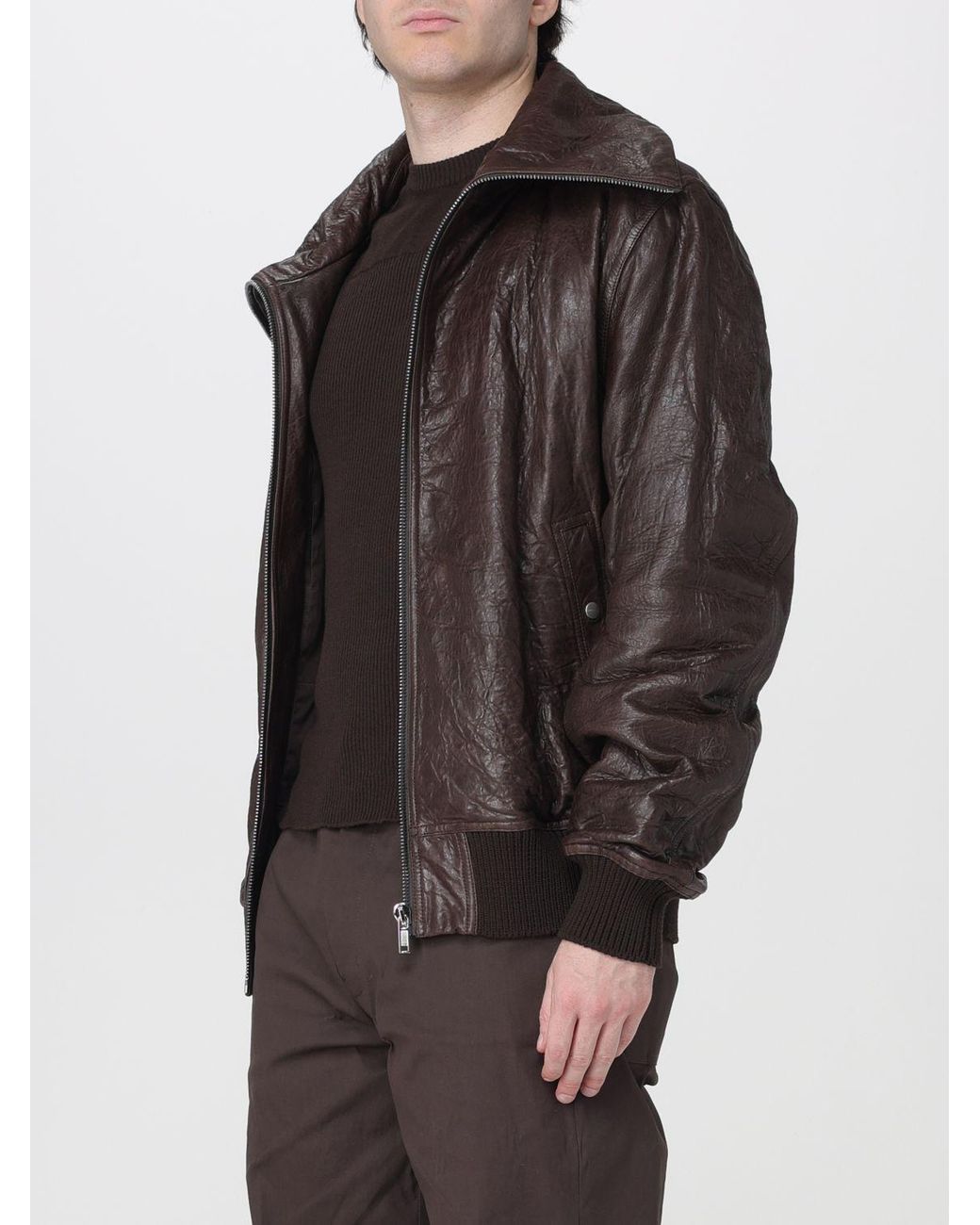 Rick Owens Brown Jacket for men