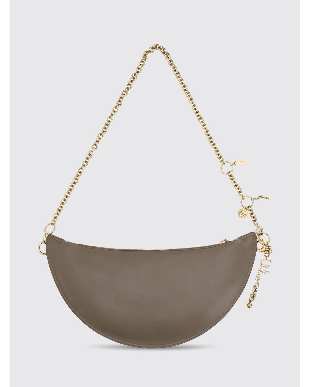 Chloé White Icons Schultertasche Mit Kettenriemen