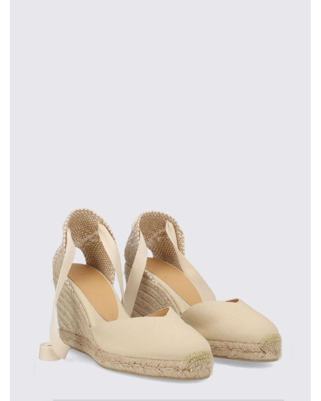 Castaner Natural Chiara High Wedge Espadrilles