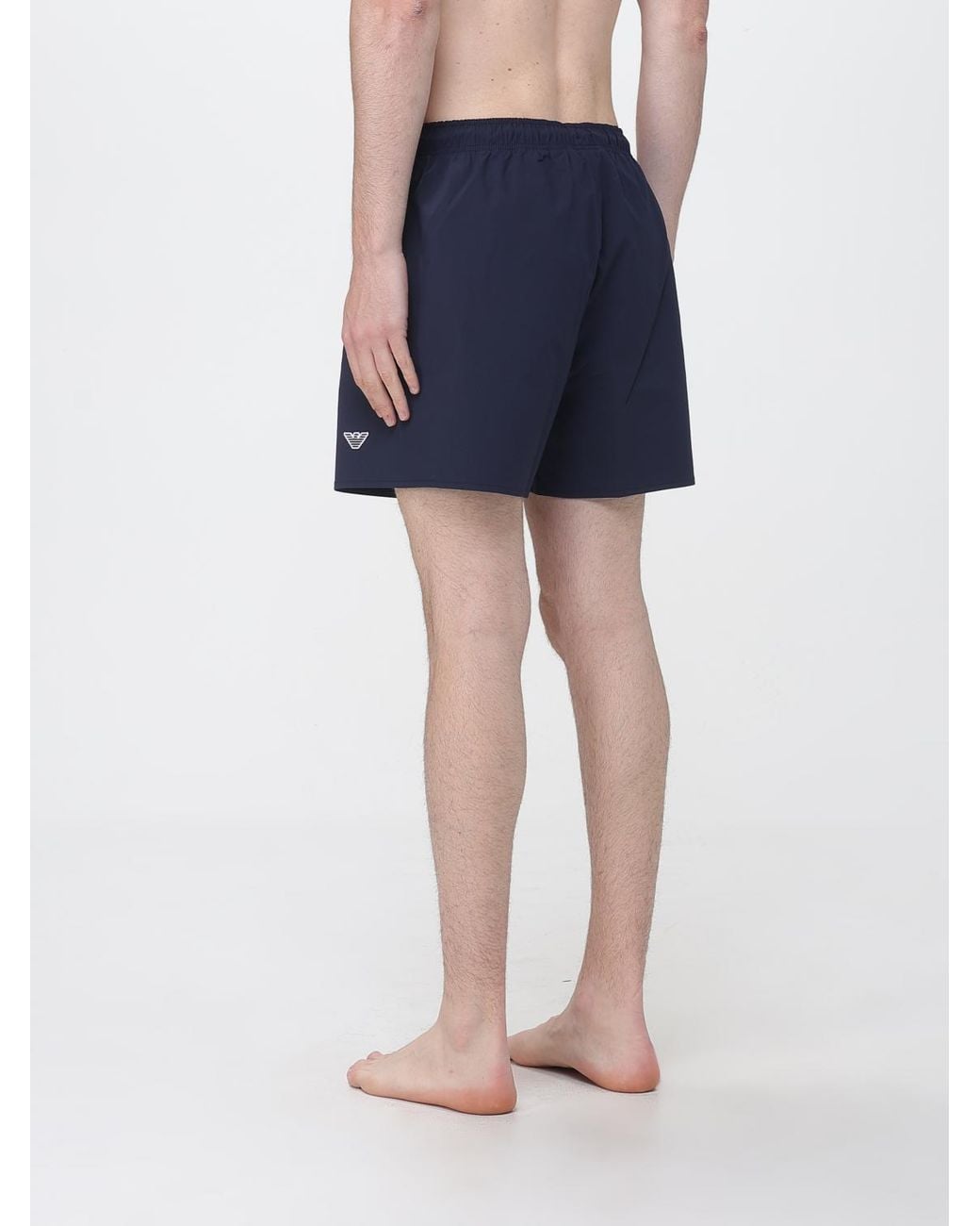 Emporio Armani Blue Nylon Swimsuit for men