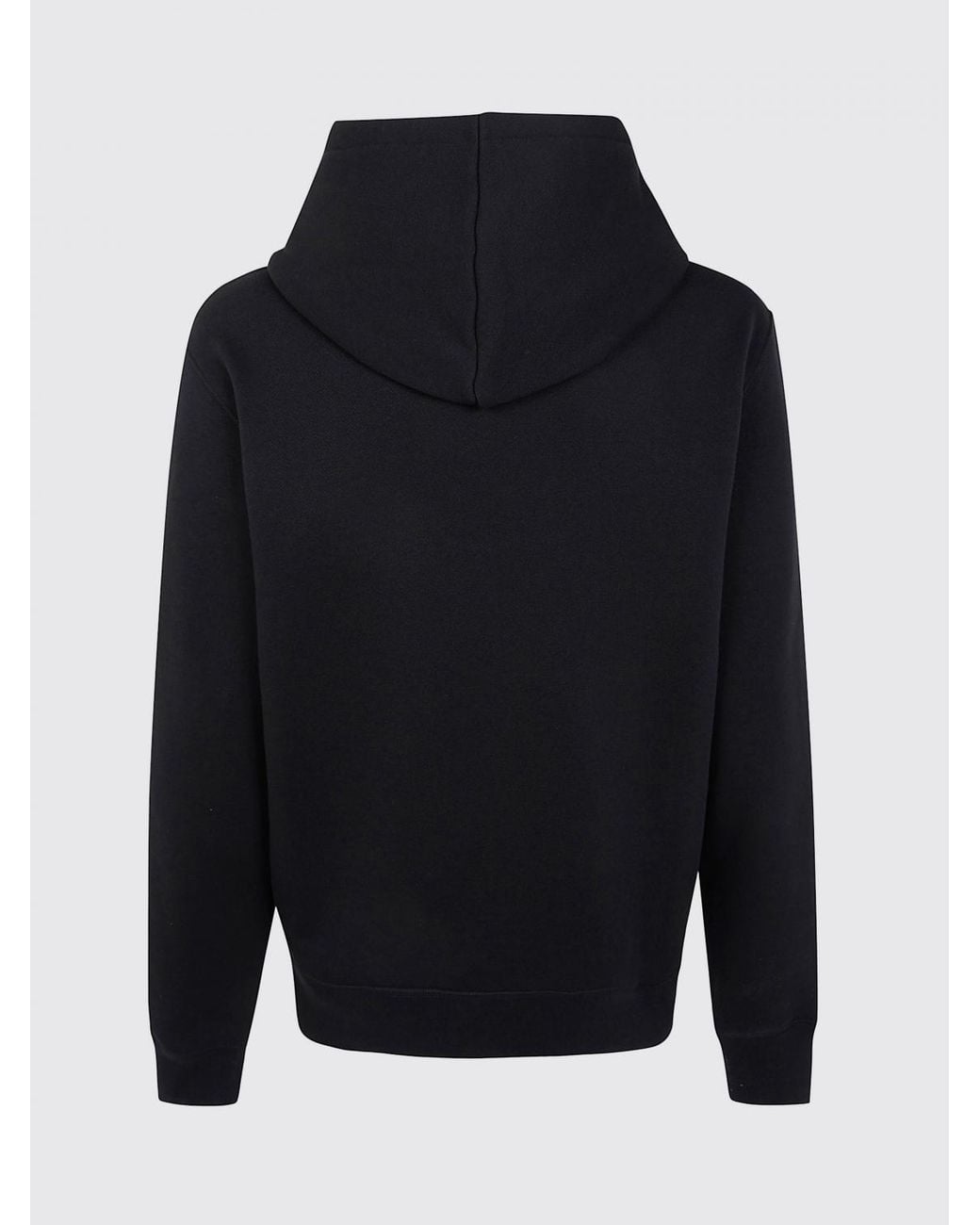Amiri Black Relaxed Fit Cotton Hoodie With Contrast Logo for men