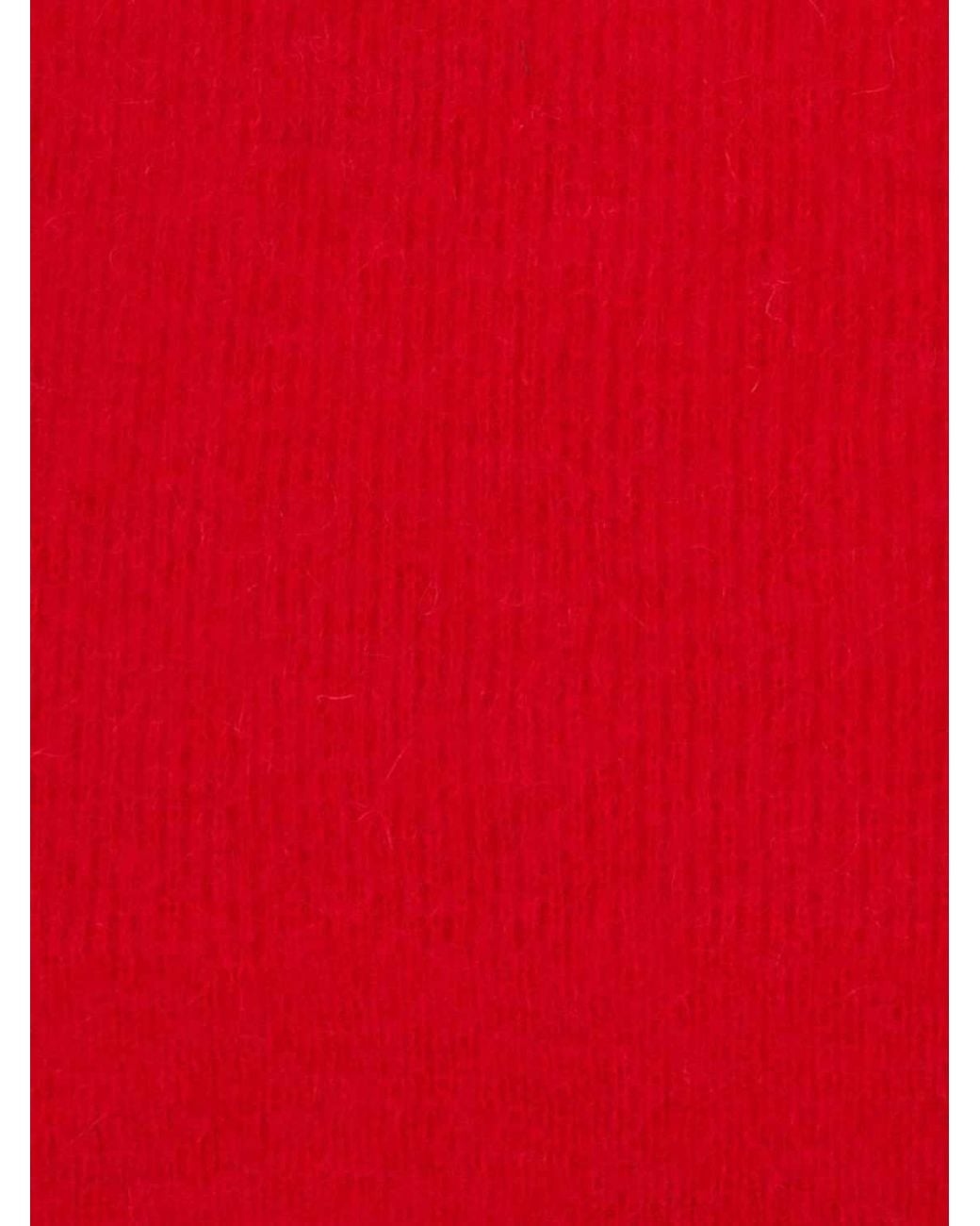 Polo De Punto En Mezcla De Alpaca De Manga Larga Auralee de hombre de color Red
