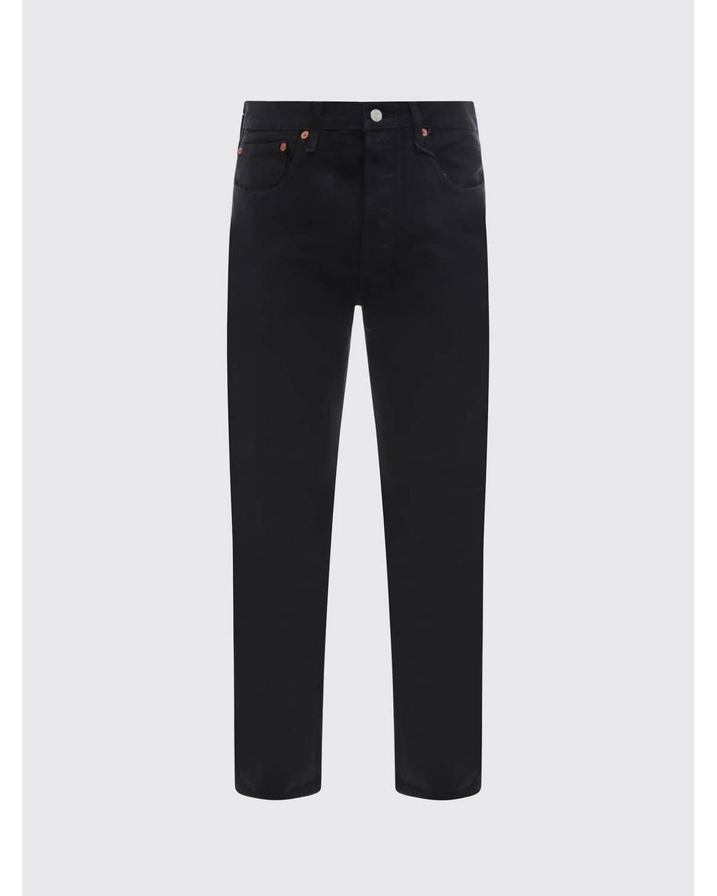Levi's Blue 501 Straight Leg Jeans for men