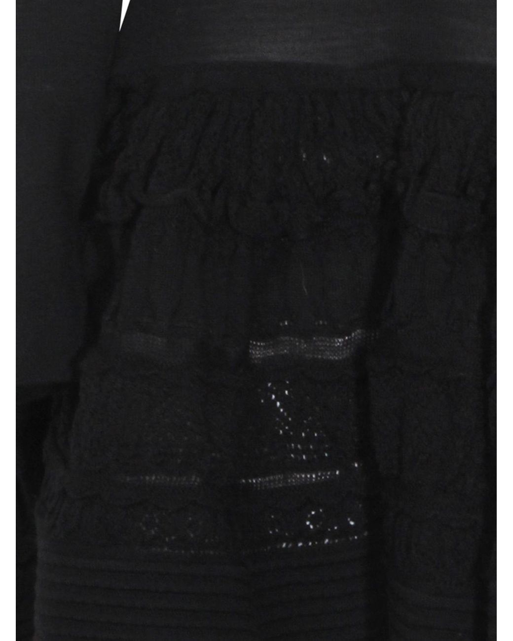 Alaïa Black Crinoline Mini Dress