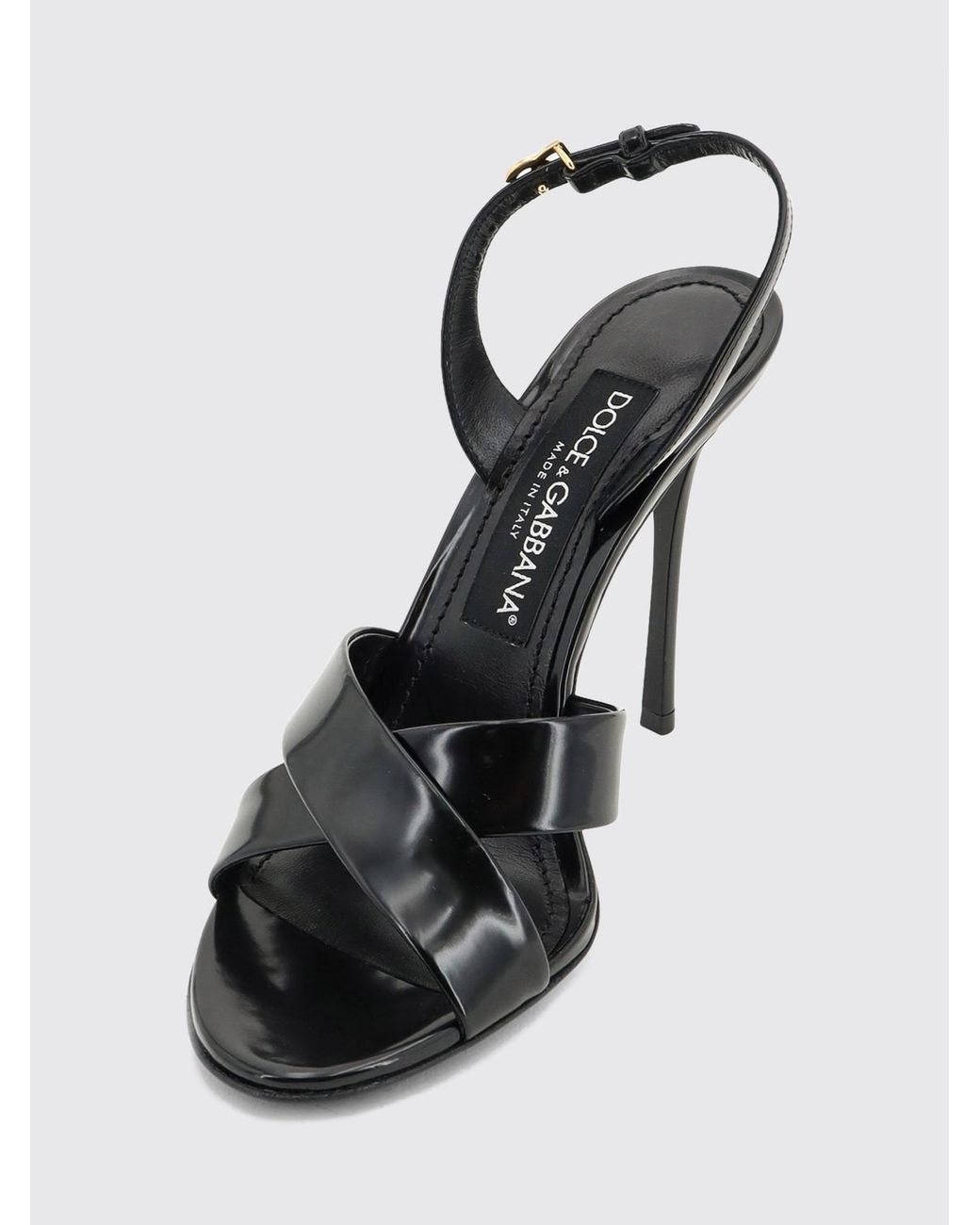 Dolce & Gabbana Black Dolce &Amp Gabbana Heeled Sandal