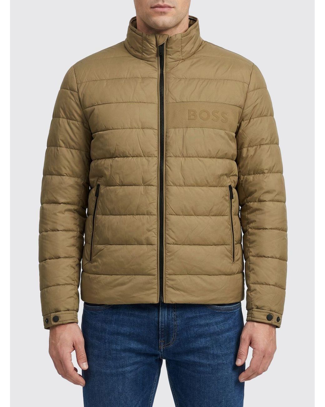 Boss Natural H-Cenitos Padded Nylon Down Jacket for men
